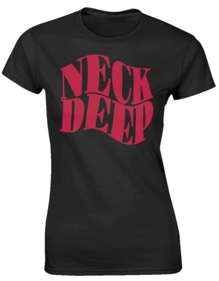 Neck Deep: Simple Warp Ladies T-Shirt (Parallel Import)