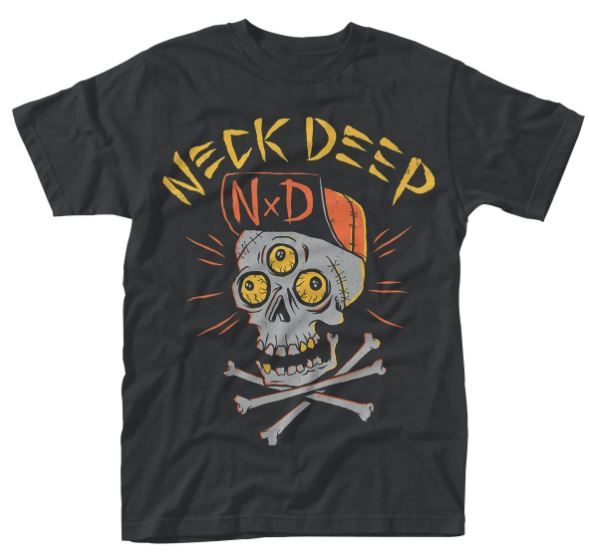 Neck Deep: Skulls T-Shirt (Parallel Import)