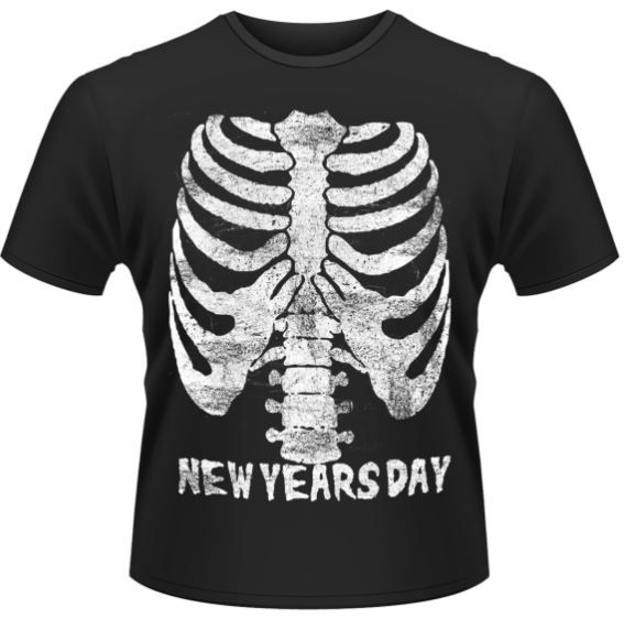 New Years Day: Ribcage T-Shirt - XX-Large (Parallel Import)