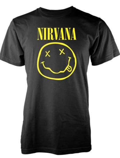 Nirvana: Smiley Logo T-Shirt (Parallel Import)