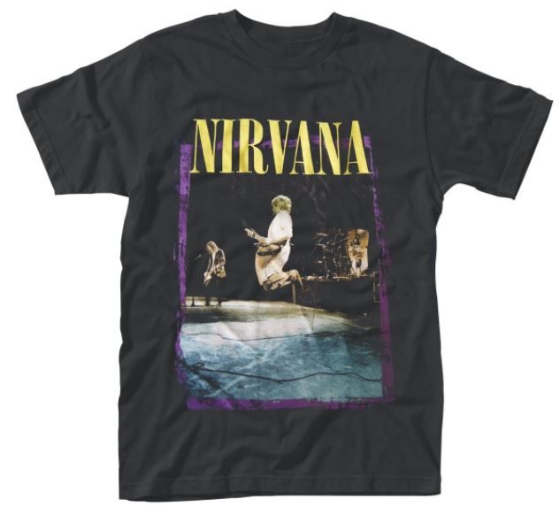 Nirvana: Stage Jump T-Shirt (Parallel Import)
