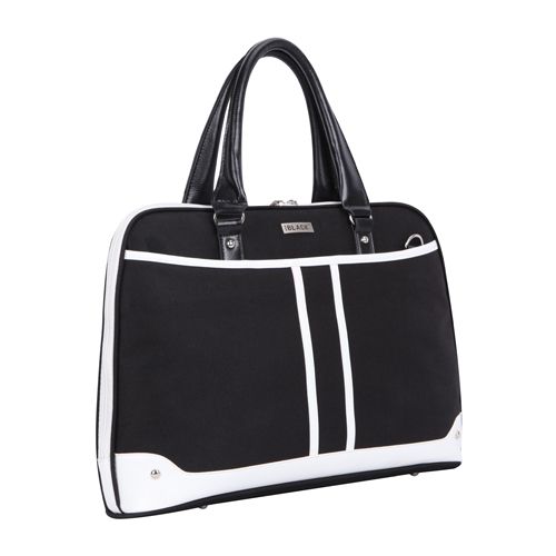 Black 15.6" Ladies Shoulder Sling Laptop Bag - Black