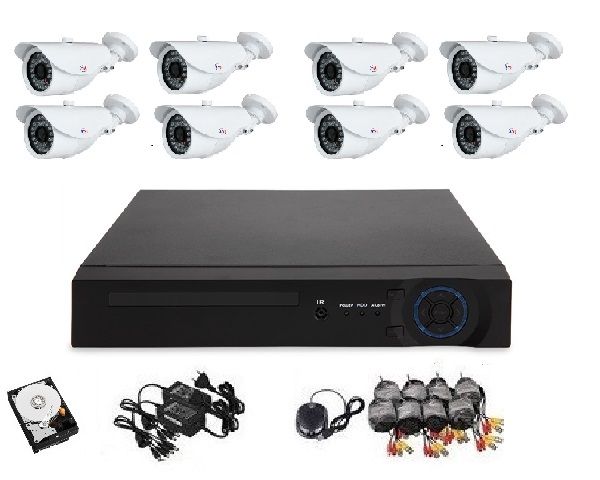 Intelli-Vision 8CH 720P AHD CCTV System with 2TB Hard Drive