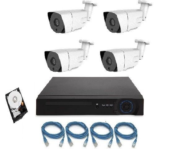Intelli-Vision 4CH 4MP IP Network Surveillance CCTV Kit