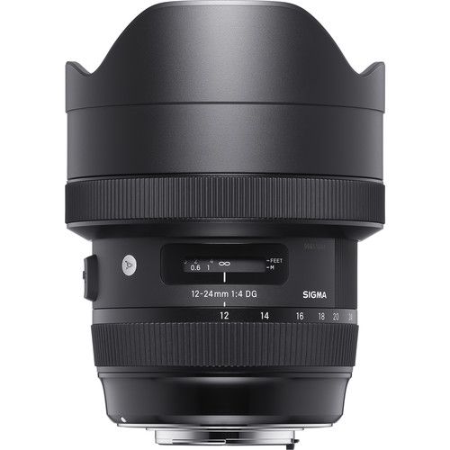 Sigma 12-24 F4 DG HSM Art Lense for Canon - Black DG Full Frame