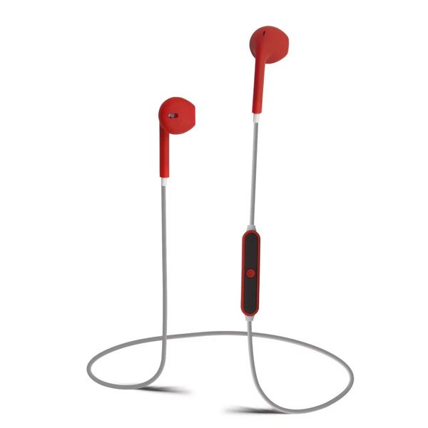 Nevenoe Wireless Bluetooth Sports Earphone with Mic - White