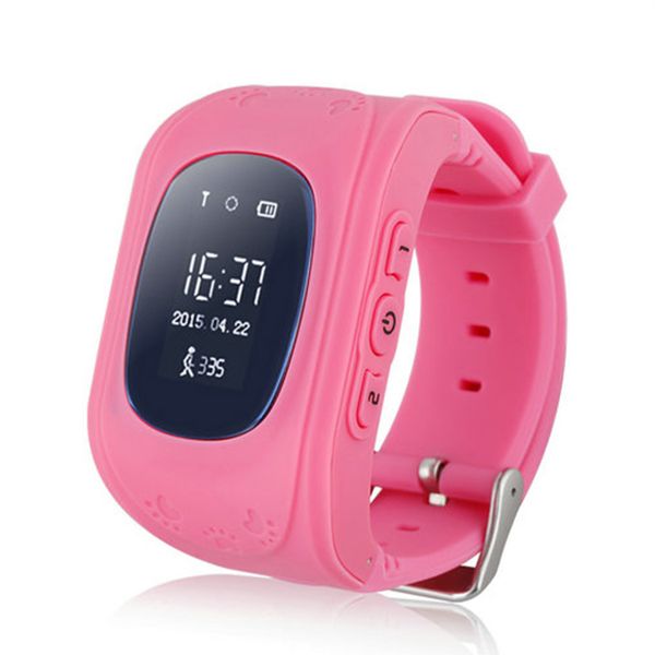 Nevenoe Kids GPS Tracker Smart Watch Live Tracking - Pink