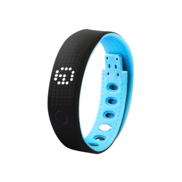 Nevenoe LED Smart Bracelet with Bluetooth Pedometer - Pink