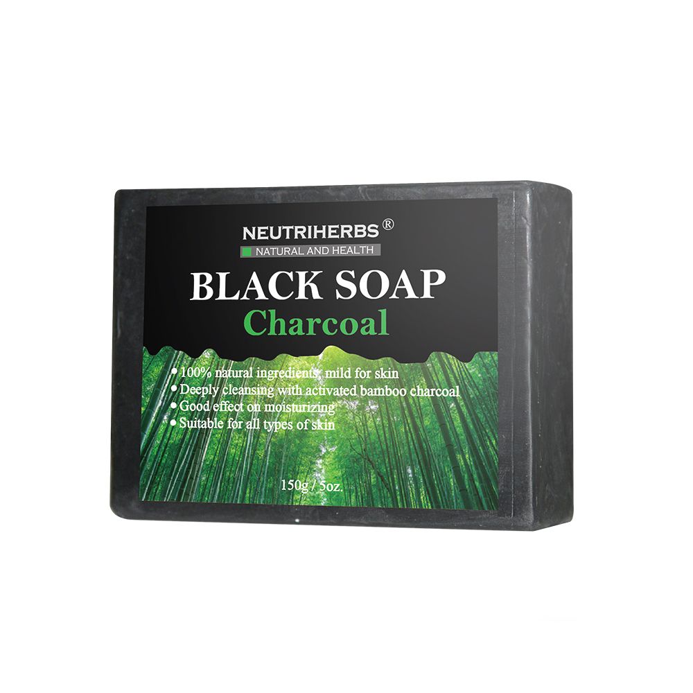 Neutriherbs Activated Black Charcoal Soap For Acne & Blackheads 150g