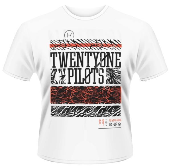 Twenty One Pilots: Athletic Stack T-Shirt (Parallel Import)