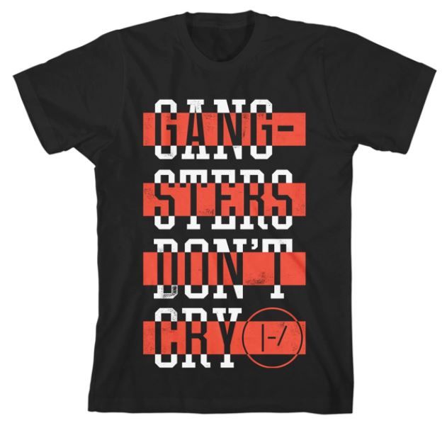 Twenty One Pilots: Gangster T-Shirt (Parallel Import)