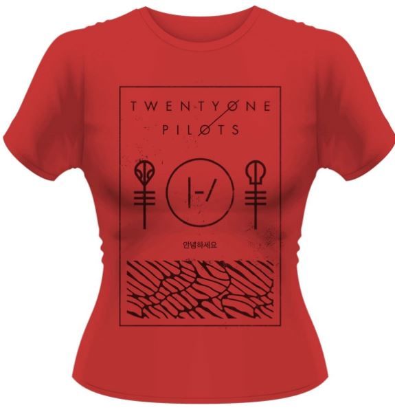 Twenty One Pilots: Thin Line Box Ladies T-Shirt (Parallel Import)