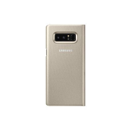 Samsung Note 8 Led View Cover - Gold | Shop Today. Get it Tomorrow