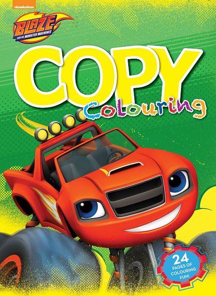 Nickelodeon - Blaze 24 Page Copy Colour Book