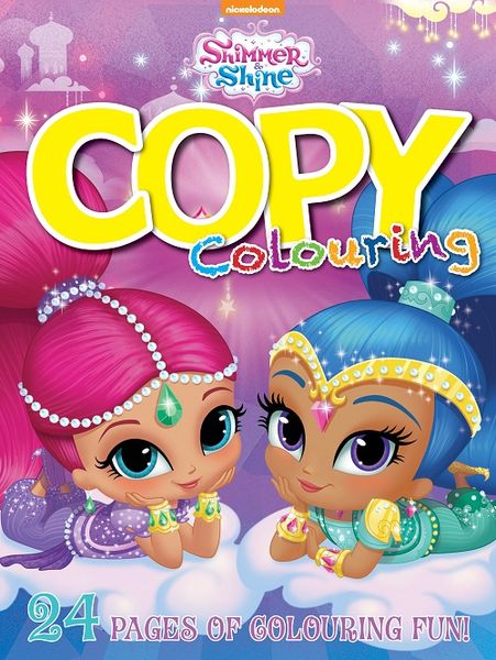 Nickelodeon - Shimmer &amp; Shine 24 Page Copy Colour Book