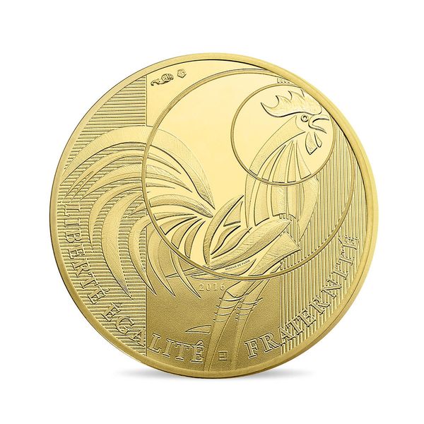 Monnaie De Paris 1000 Euro Rooster Coin