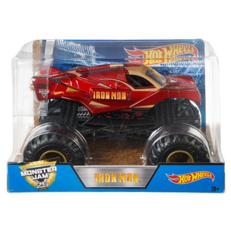 hot wheels iron man monster truck