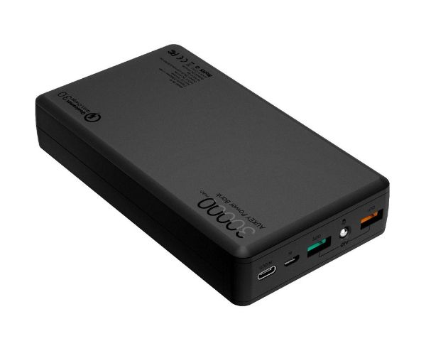Aukey 30000mAh Power Bank with Quick Charge 3.0