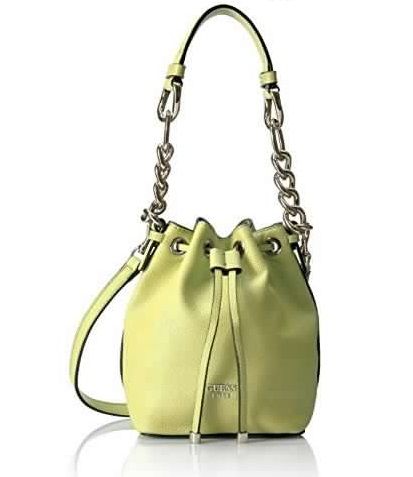 Guess Darby Pee Drawstring Bucket Bag Yellow Online In Guess Darby Pee Drawstring Bucket Bag Yellow