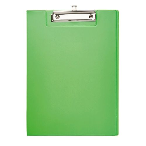 Meeco - A4 Clipboard With Cover - Green