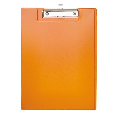 Meeco - A4 Clipboard With Cover - Orange