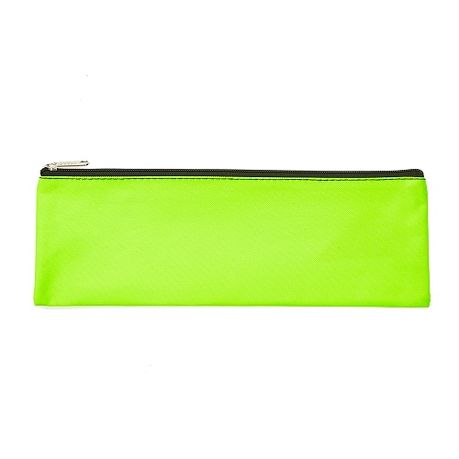 MEECO CLEAR PENCIL BAG 30CM WITH ASSORTED ZIPS, Stationery