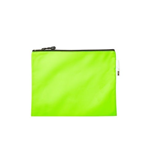 Meeco Book Bag With Zip Closure Green