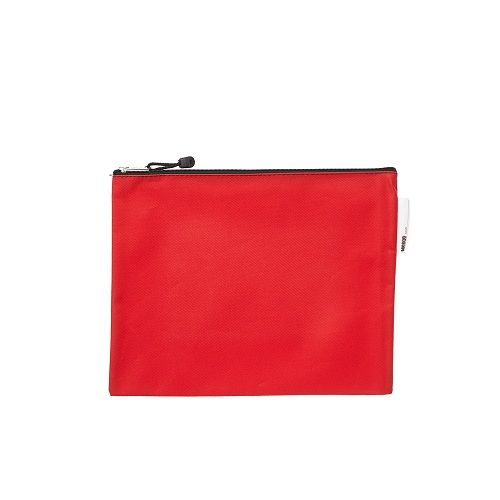 Meeco Book Bag With Zip Closure Red