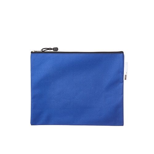 Meeco Book Bag With Zip Closure A4 Blue