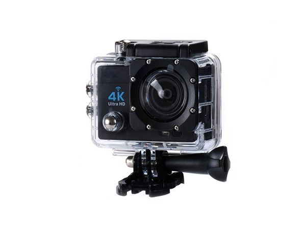 Fervour Ultra HD 4K Wifi Underwater Action Camera - Black