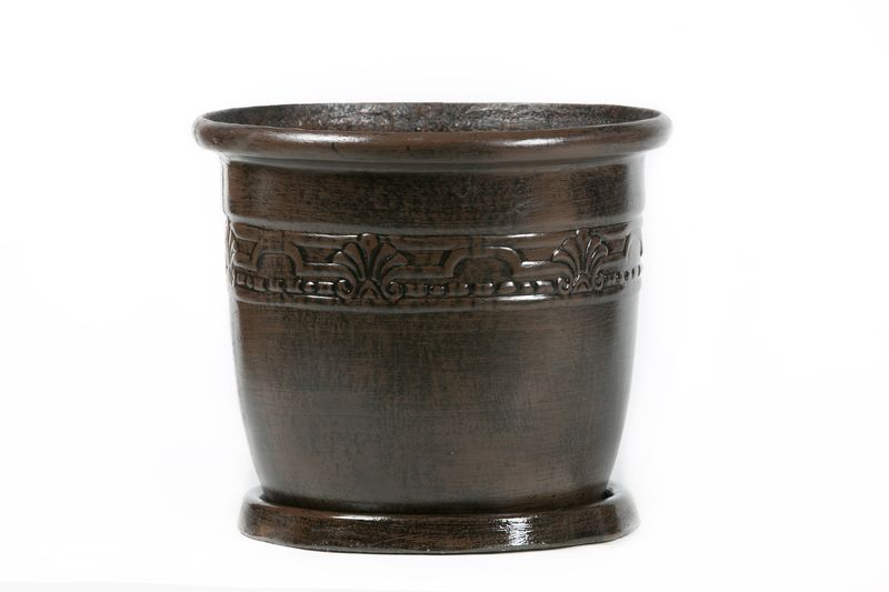 Potstory - Medium Classic Round Pot - Brown