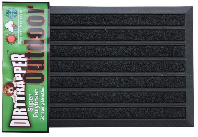 Dirttrapper Outdoor Doormat 60cm x 40cm - Black