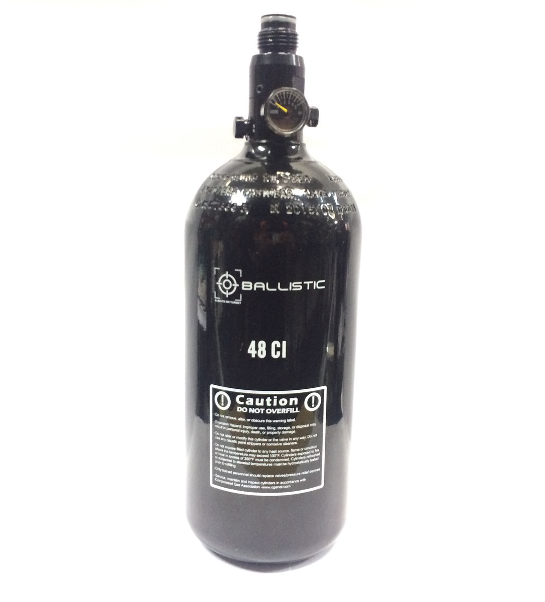 Ballistic Paintball Air Tank 48CI 3000PSI Regulator Buy Online in