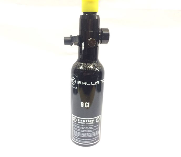 Ballistic Paintball Air Tank 9CI 3000PSI Regulator