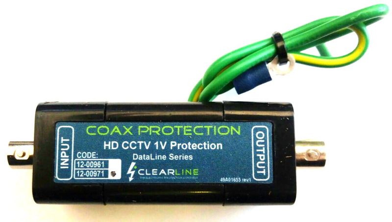 Clearline HD Camera Lightning &amp; Surge Protector Signal F/F