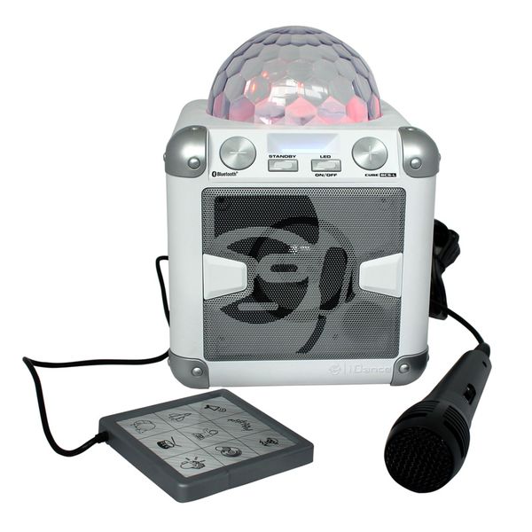 iDance Party Cube Bluetooth Speaker - White