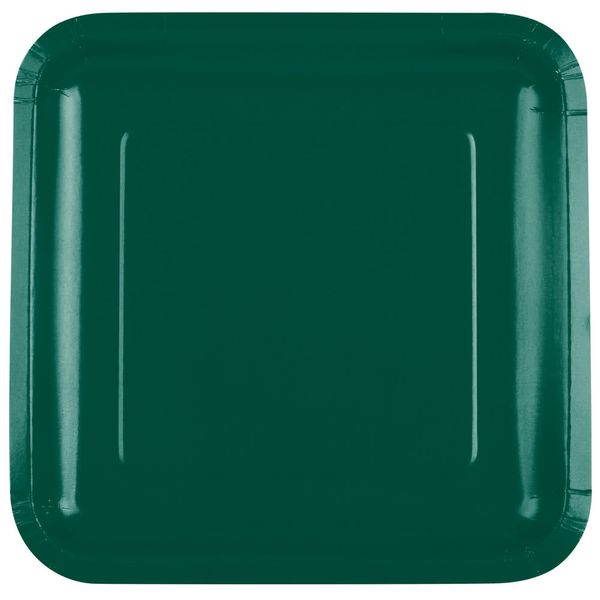 Bulk Pack of 5 Square Paper Plates - Dark Blue (10 Piece)