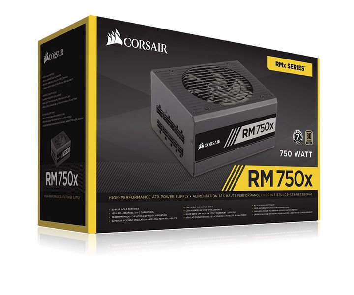 Corsair RM750x Series 750W ATX PSU 80 Plus - Gold