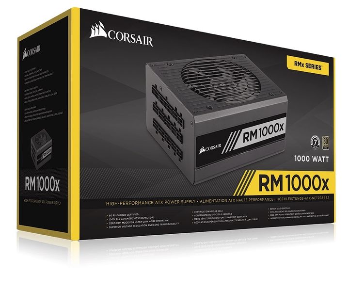 Corsair RM1000x Series 1000W ATX PSU 80 Plus - Gold