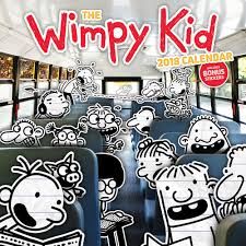 The wimpy kid 2018 calendar
