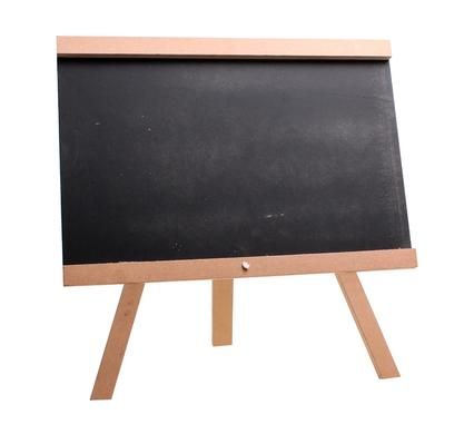 Children's Blackboard with Wooden Easel