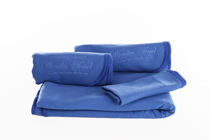 Wonder Towel Microfibre Baby Bath Set - Royal Blue