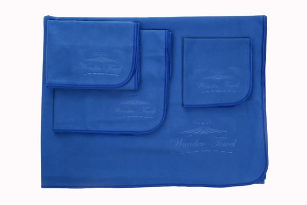 Wonder Towel Gym Microfibre Towel Set - Royal Blue
