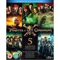 Pirates of the Caribbean 5 Movie Collection DVD Shop Today