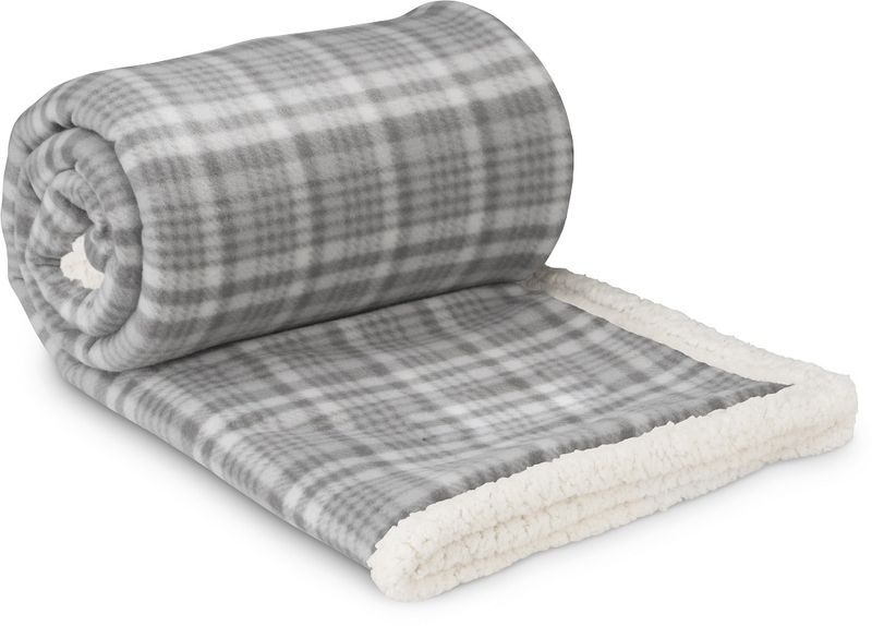 Best Brand - Everest Sherpa Blanket - Black