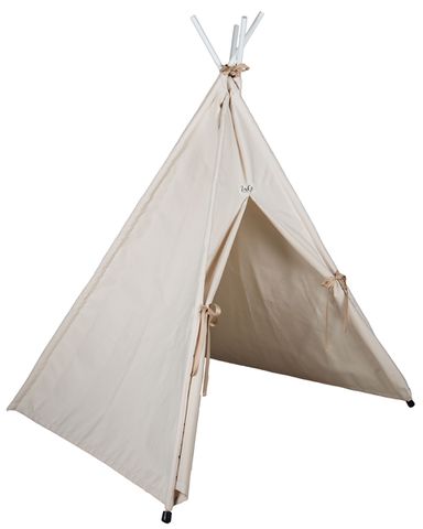 Foldable Kids Teepee and play Tent for Indoor and Outdoor use-Beige ...