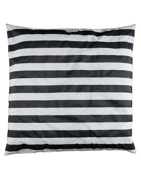 Migi Pool Lounger/Cushion/Pool Pillow/Pool Cushion - Black &amp; White Stripes