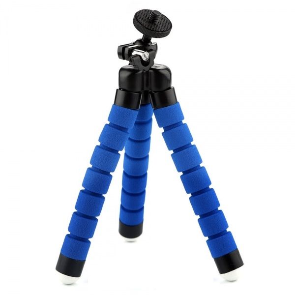 Flexible Spider Camera Tripod - Blue