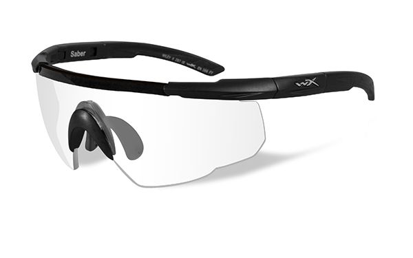 Wiley X Saber Advanced Clear Lens Glasses with Matte Black Frame