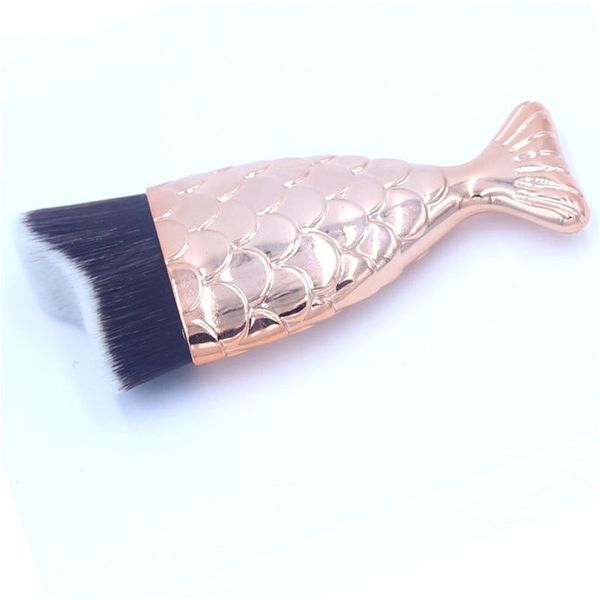 Contour Fish Tail Brush - Rose Gold